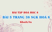 Bài 5 trang 38 SGK Hoá 8: Quy tắc hoá trị, cách xác định hoá trị của nguyên tố